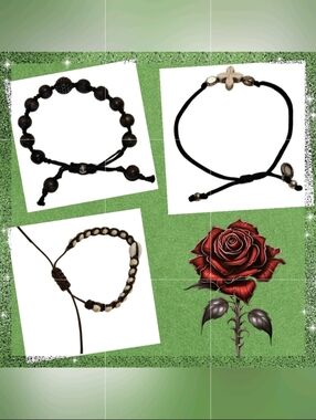 Adjustable Boho Beaded Bracelets Bundle